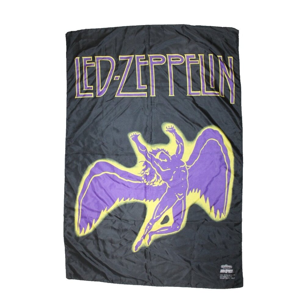 Vintage Winterland 1993 LED ZEPPELIN Souvenir Italian Scarf Promo Merchandise
